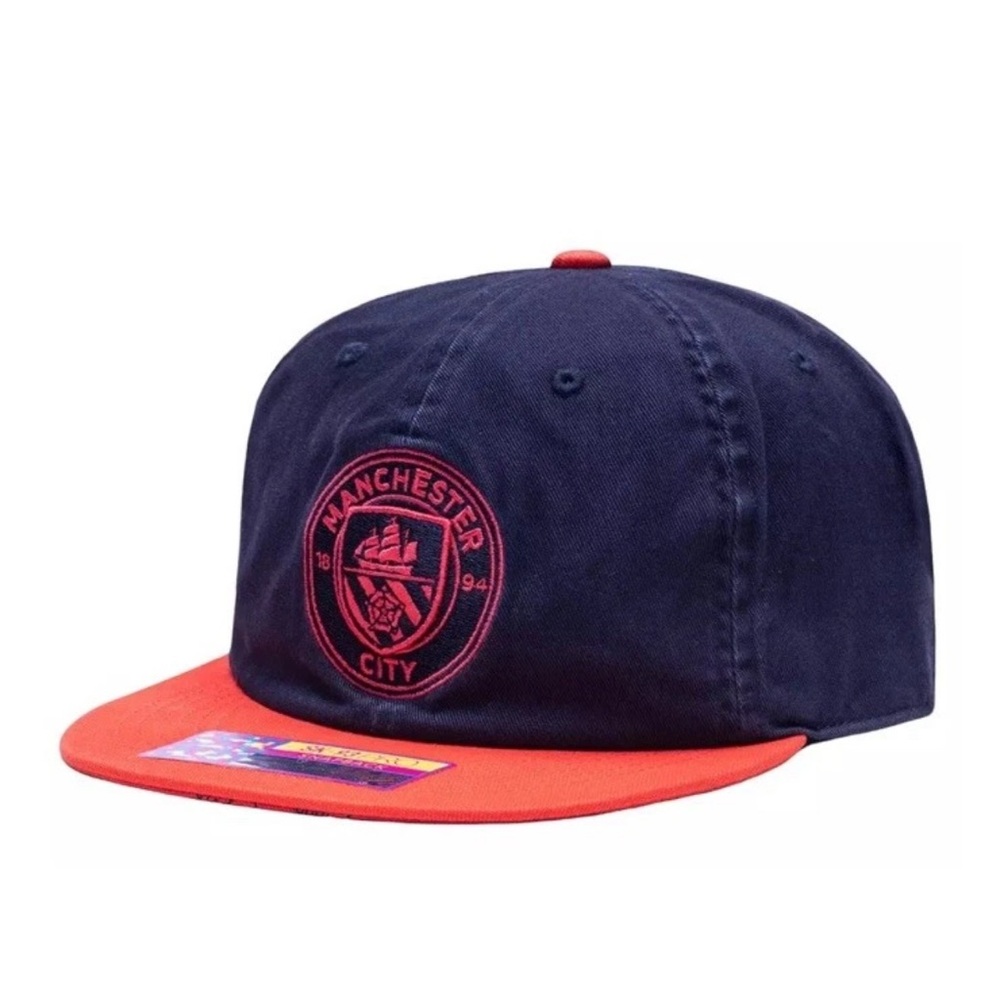 Manchester City men’s Wander Navy Adjustable Hat SnapBack one size Fan Ink new